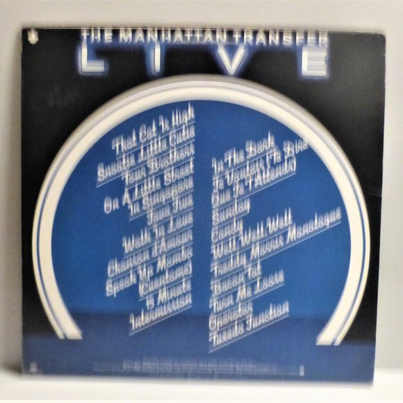 1st Press 1978 MANHANTTAN Transfer LIVE Vinyl LP Record Wee Music Canada - Picture 6 of 6